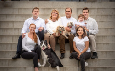 Generationsfotografering Släktfotografering i Åhus vid familjens hem