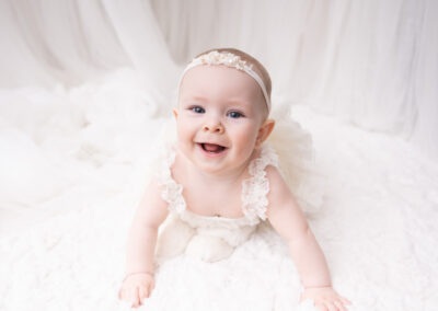 Babyfotografering Odette 9 månader i Kristianstad nära Lund