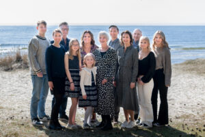 Kusinfotografering vid havet i Kristianstad nära Lund och Hässleholm